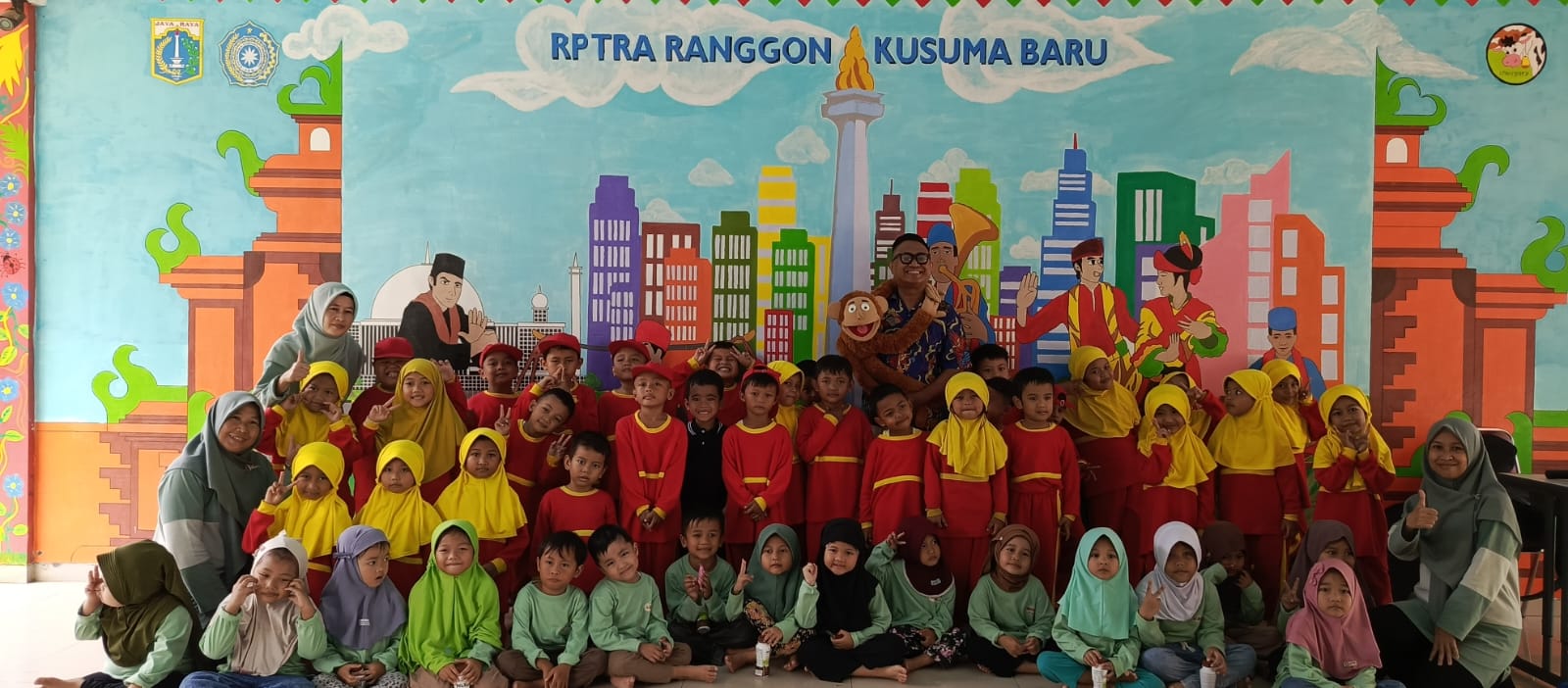 Gerakan Literasi Jakarta : Dongeng Seru Di RPTRA Ranggon Kusuma Baru
